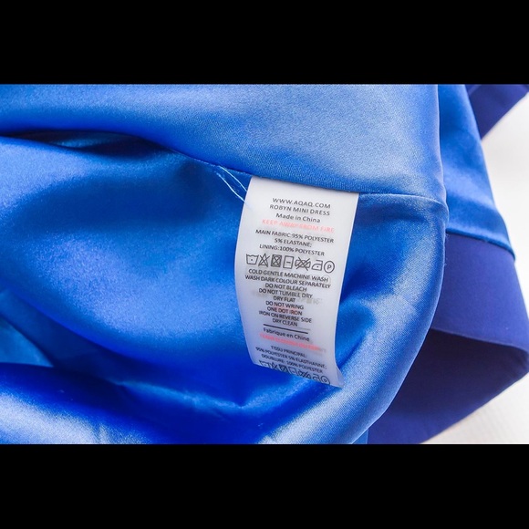 AQ/AQ Womens Blue Robyn Mini Sleeveless Dress - Picture 8 of 8